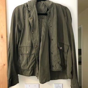 Free People Green Jacket size small